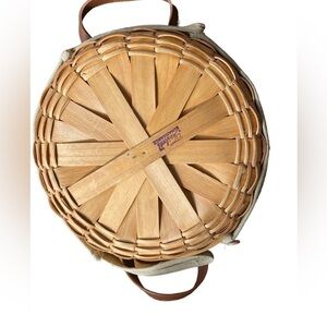 Taskets Renaissance 10" Fabric Lined Handled Pie Basket